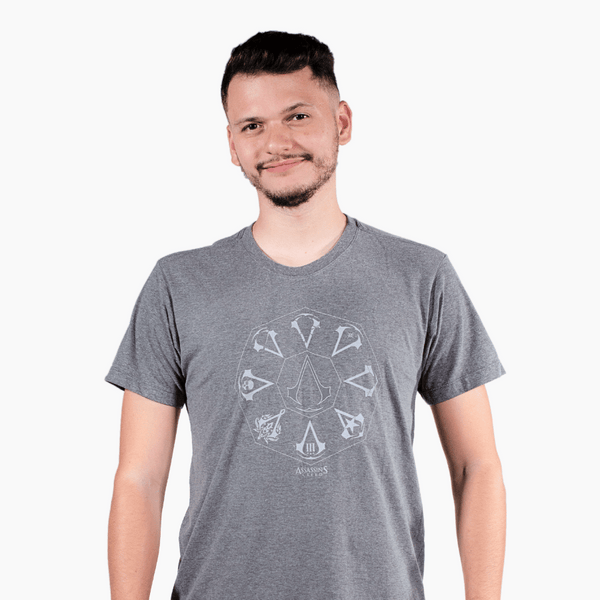 Camiseta Assassin's Creed Logos