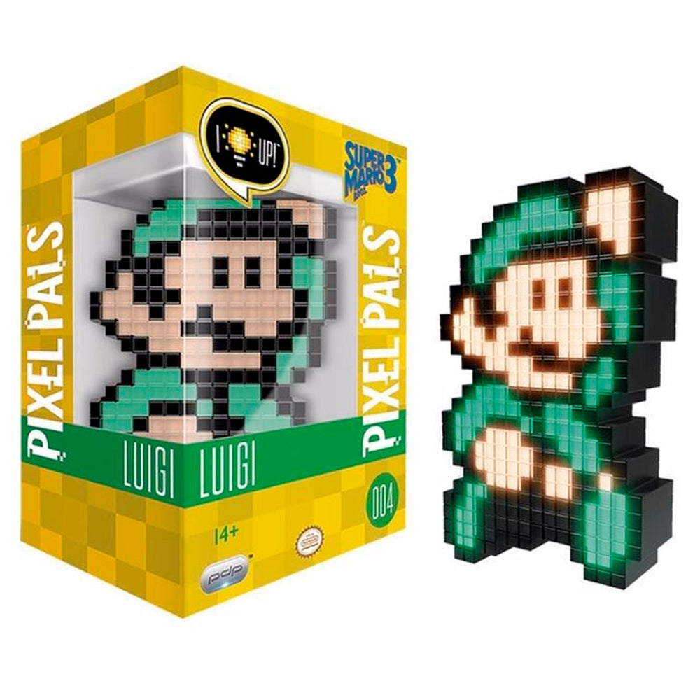 Luminária Pixel Pals Nintendo Luigi SM3 – Nerd ao Cubo