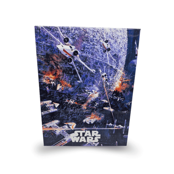 Placa Metálica M Star Wars Estrela da Morte